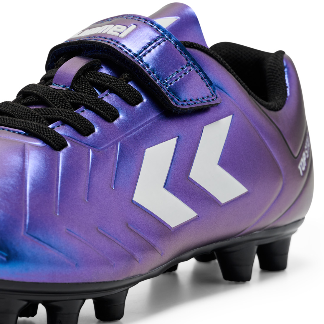 Crampons Hummel Top Star FG Junior Violet irisé 234857-9639 Detail Lateral