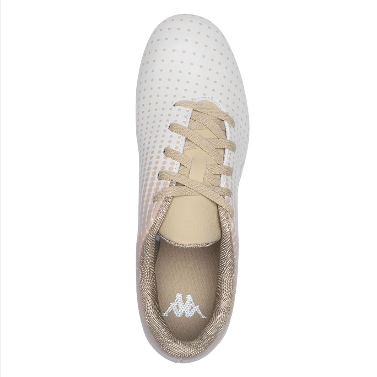 Crampons Kappa Gyra FG Junior Blanc et beige 382M35W A02 Top