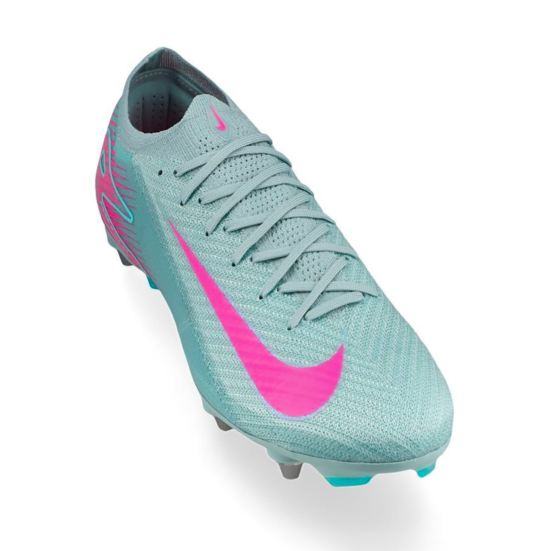 Crampons Nike Air Zoom Mercurial Vapor 16 Elite SG-Pro Player Édition Prism HJ2454-301 Lateral Face Top