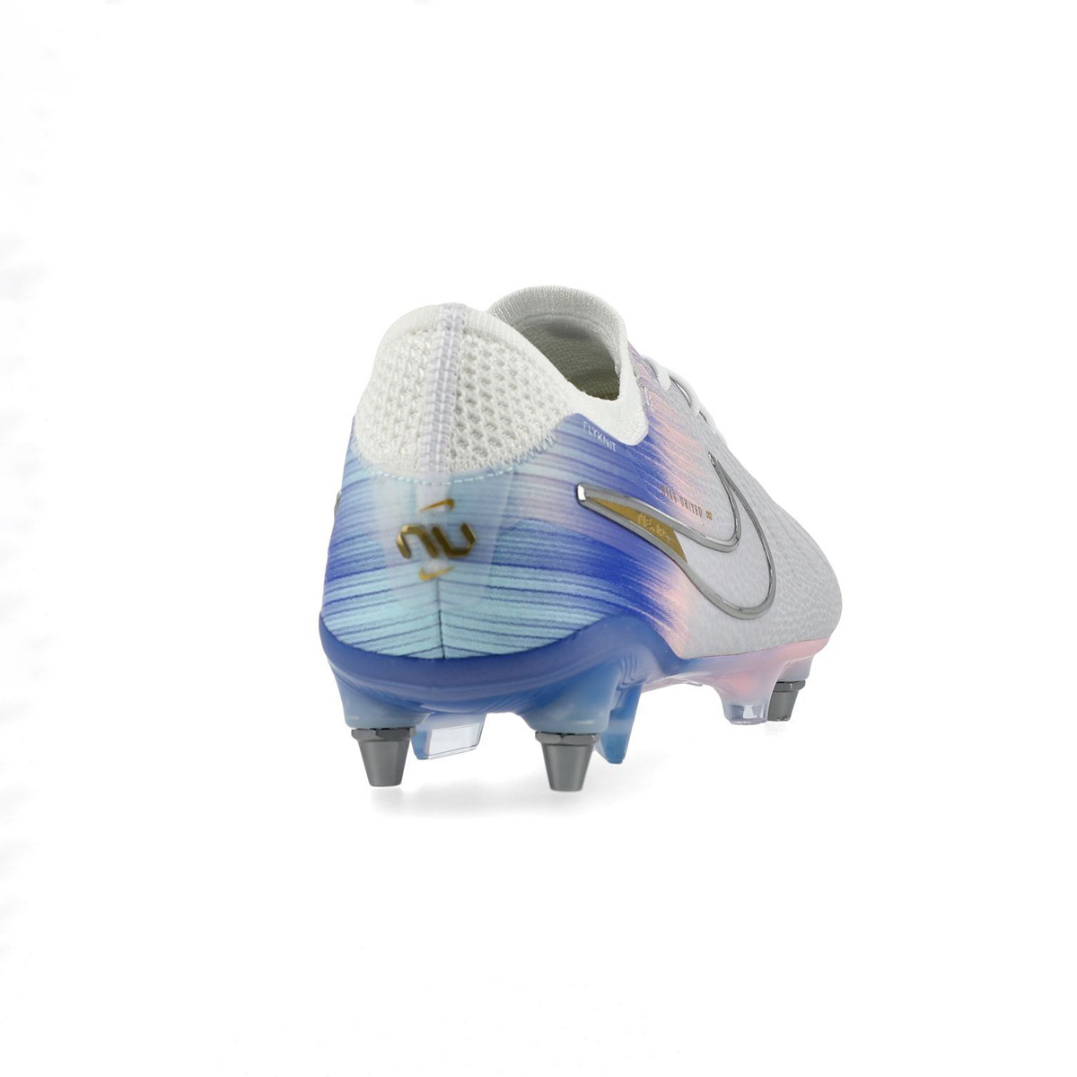 Crampons Nike Legend 10 Elite SG-Pro Player Edition United Gris et bleu IO4462-001 Back