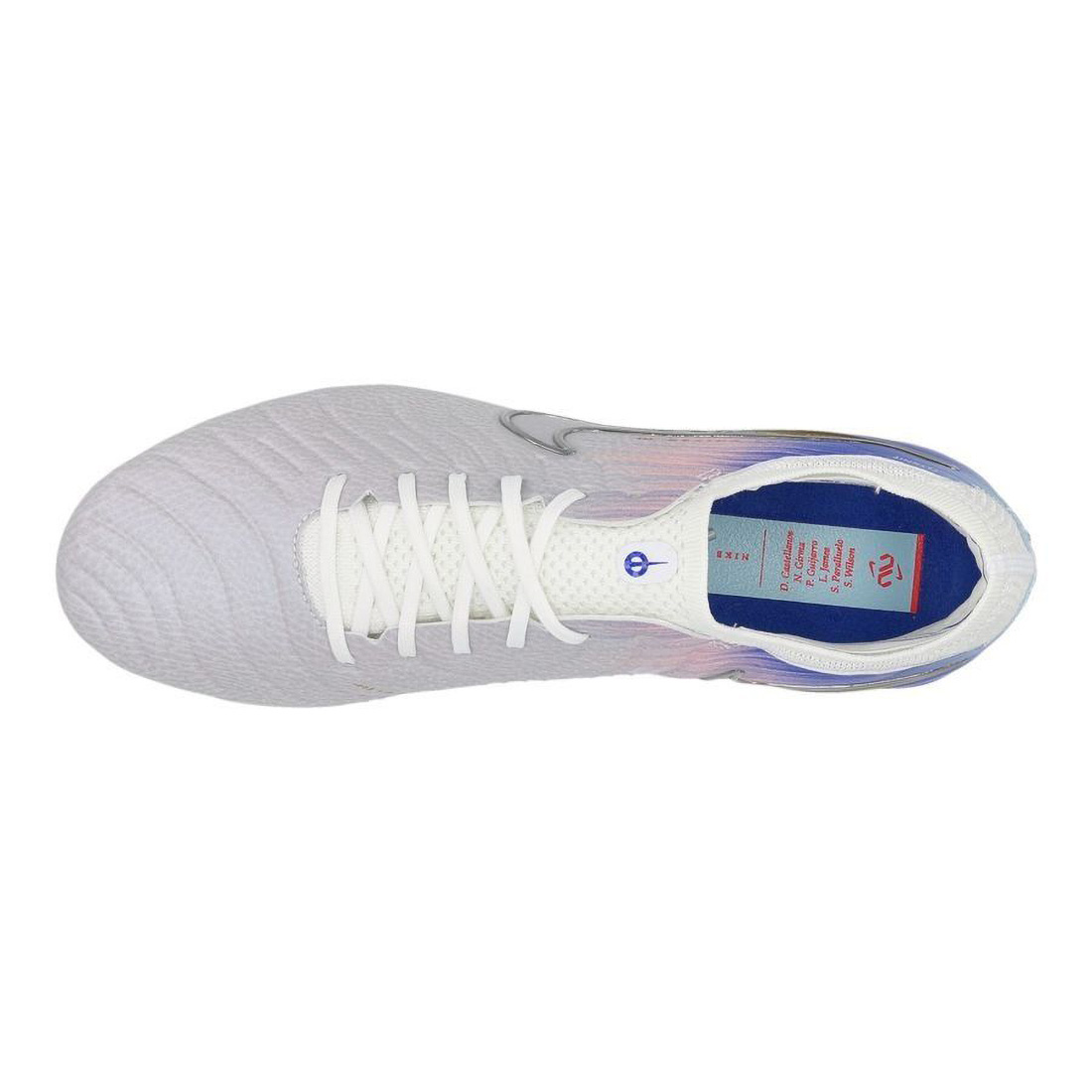 Crampons Nike Legend 10 Elite SG-Pro Player Edition United Gris et bleu IO4462-001 Top