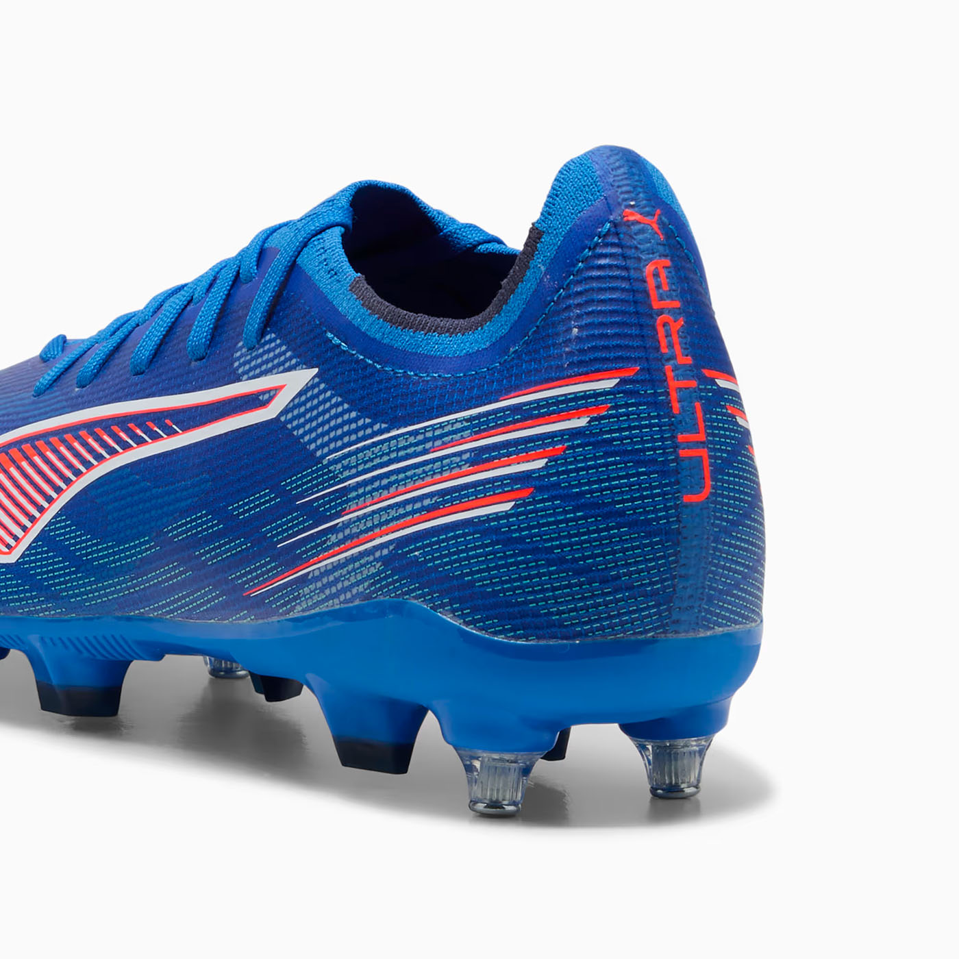 Crampons Puma Ultra 6 Match MxSG Bleu 108521-01 Back Lateral