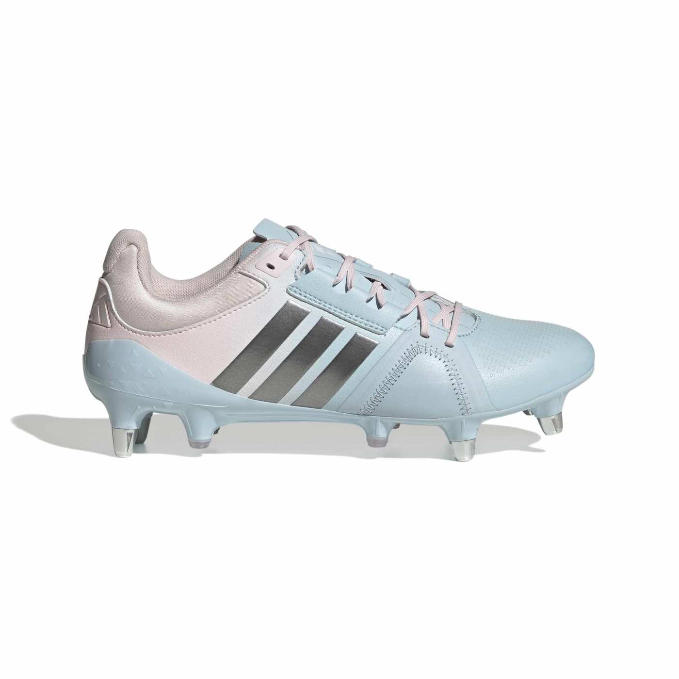 Crampons de rugby Adidas RS15 Avaglide SG Bleu ciel et gris KI3674 Lateral