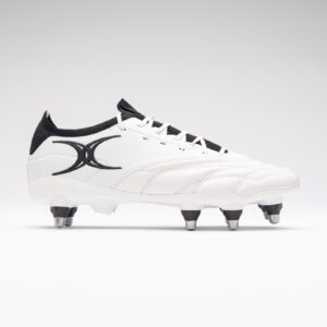 Crampons de rugby Gilbert Icon Players 2.0 8S Blanc et noir GIL26S001 Lateral