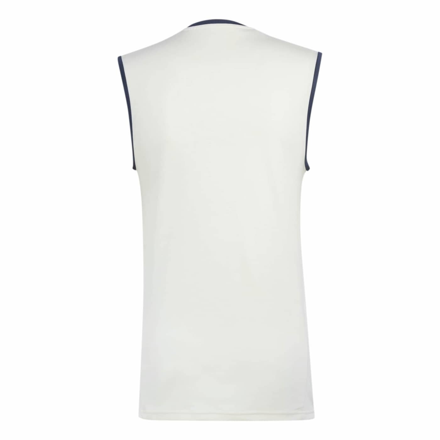Débardeur de rugby FFR Adidas Blanc crème et bleu marine KF8877 Dos