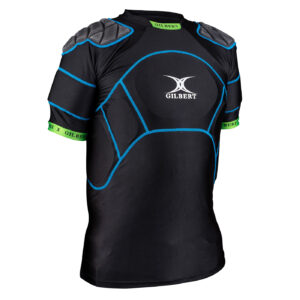 Épaulière Gilbert XP 500 Body Armour Noir et bleu Adulte GIL21P001 Face Lateral