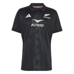 Maillot Replica Domicile All Blacks Adidas Noir KX2020 Face