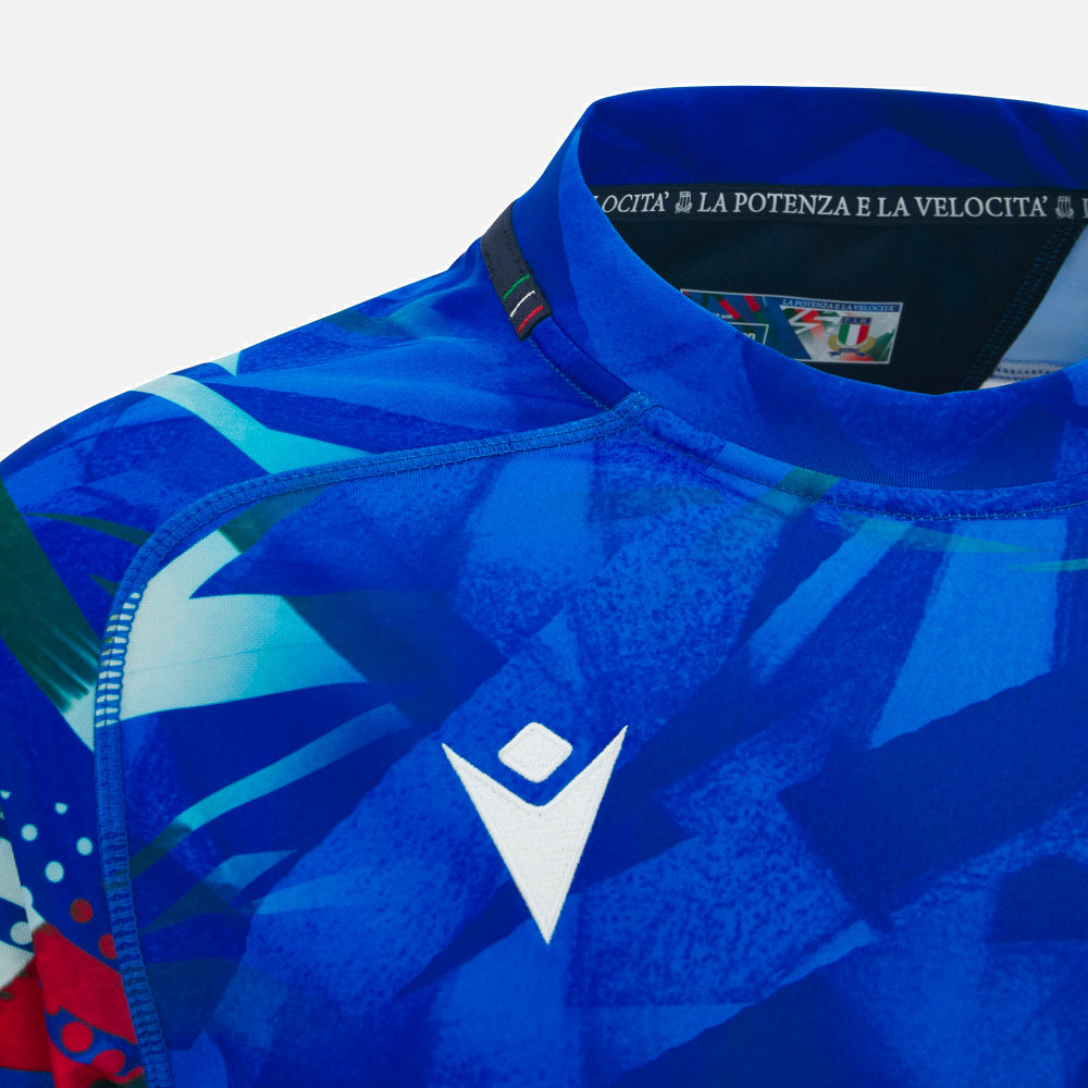 Maillot Replica Domicile Italie Rugby 2026:2027 60015553 Detail Logo Macron