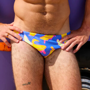 Maillot de bain Budgy Smuggler Banana Split Vue porté de face