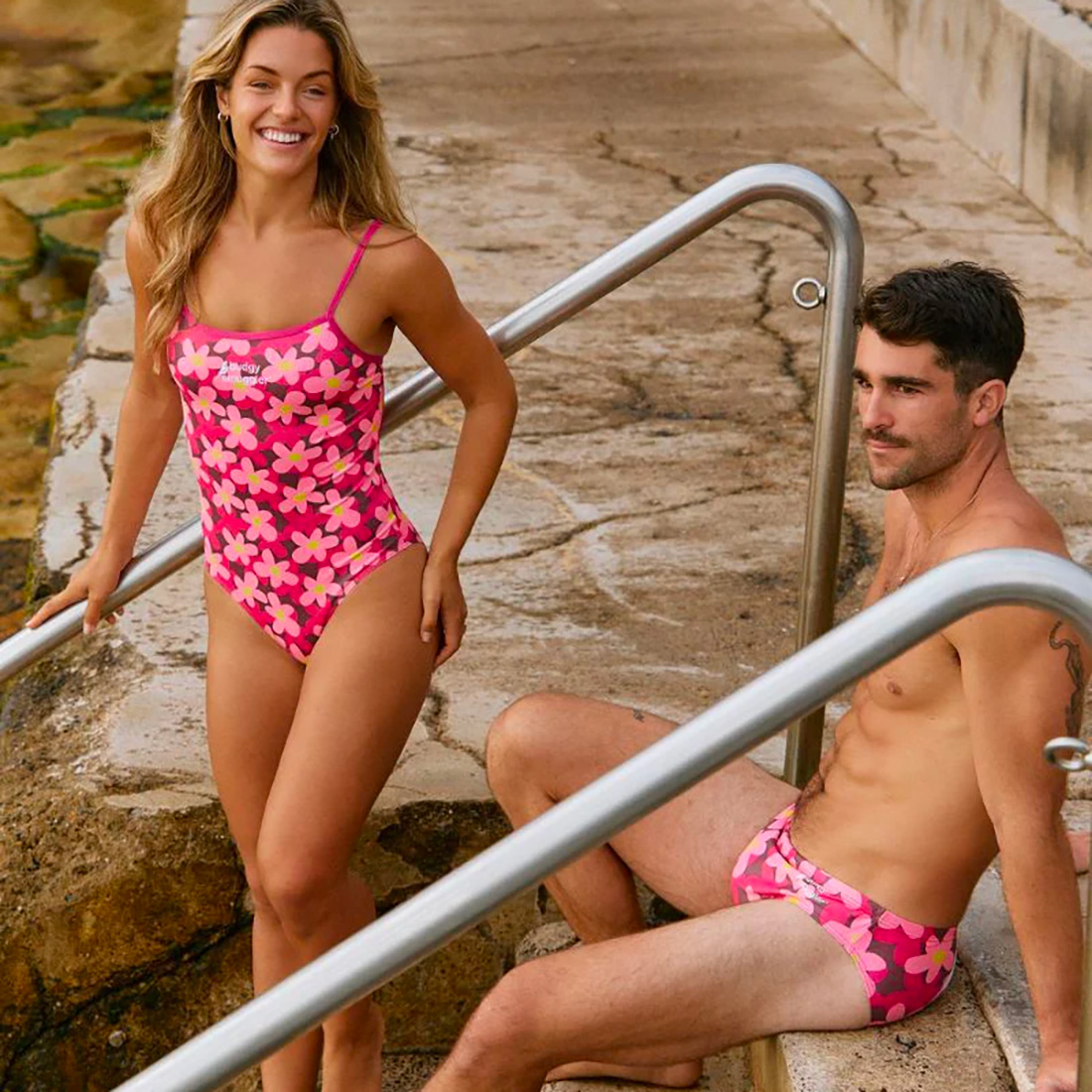Maillot de bain Budgy Smuggler Carla's Flowers Couple
