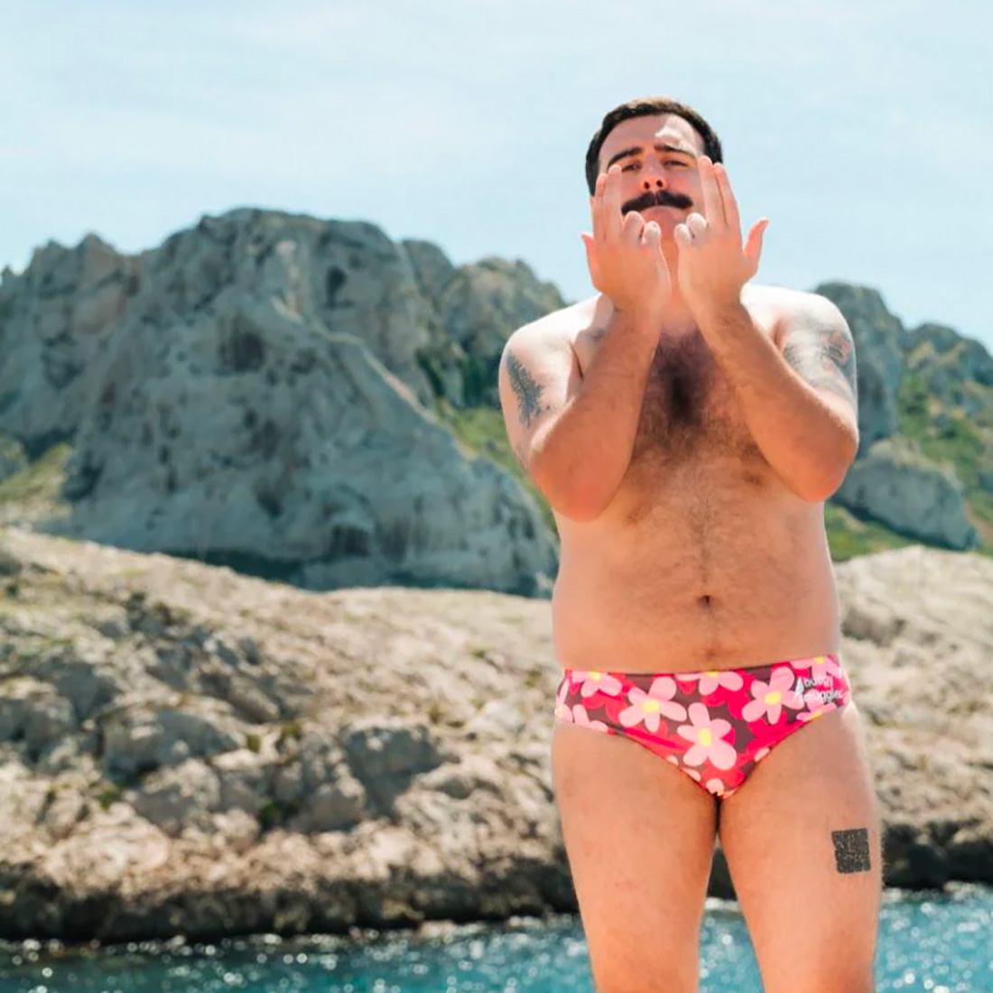 Maillot de bain Budgy Smuggler Carla's Flowers large face
