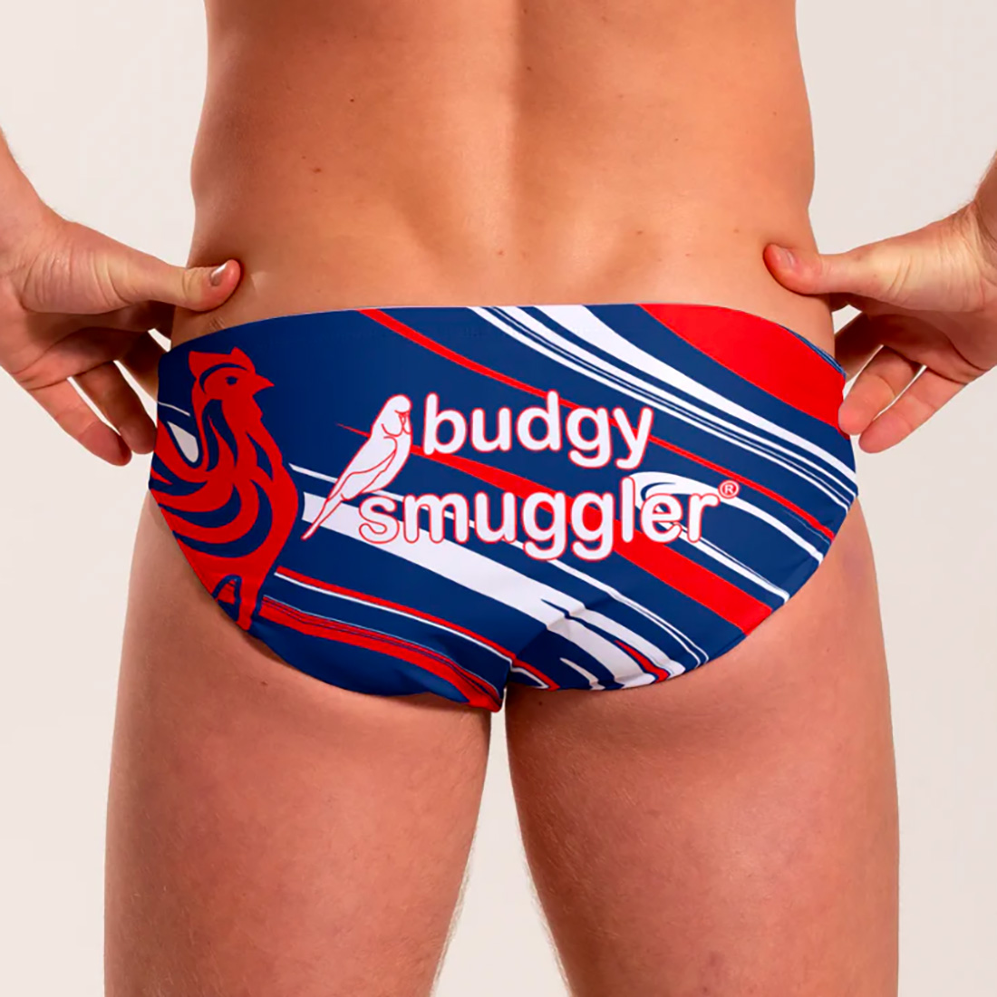 Maillot de bain Budgy Smuggler France Rugby 2025 Vue porté de dos