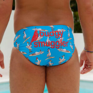 Maillot de bain Budgy Smuggler Soggy Seagull Vue porté de dos