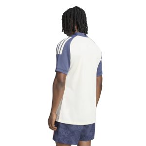 Maillot d'entrainement France Rugby Adidas 2026:2027 KF8873 Vue porté de dos