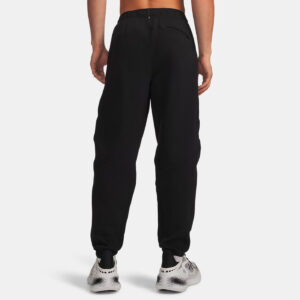Pantalon de jogging UA Unstoppable Fleece pour Homme Noir ultime 6013427-008 Vue porté de dos