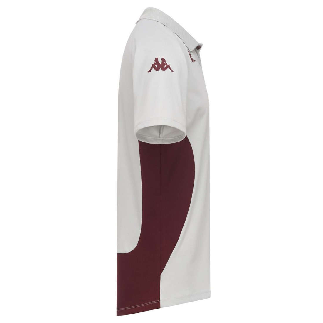 Polo Kappa Mindatti 2 Union Bordeaux Bègles pour homme Gris 35254QW A0A Lateral