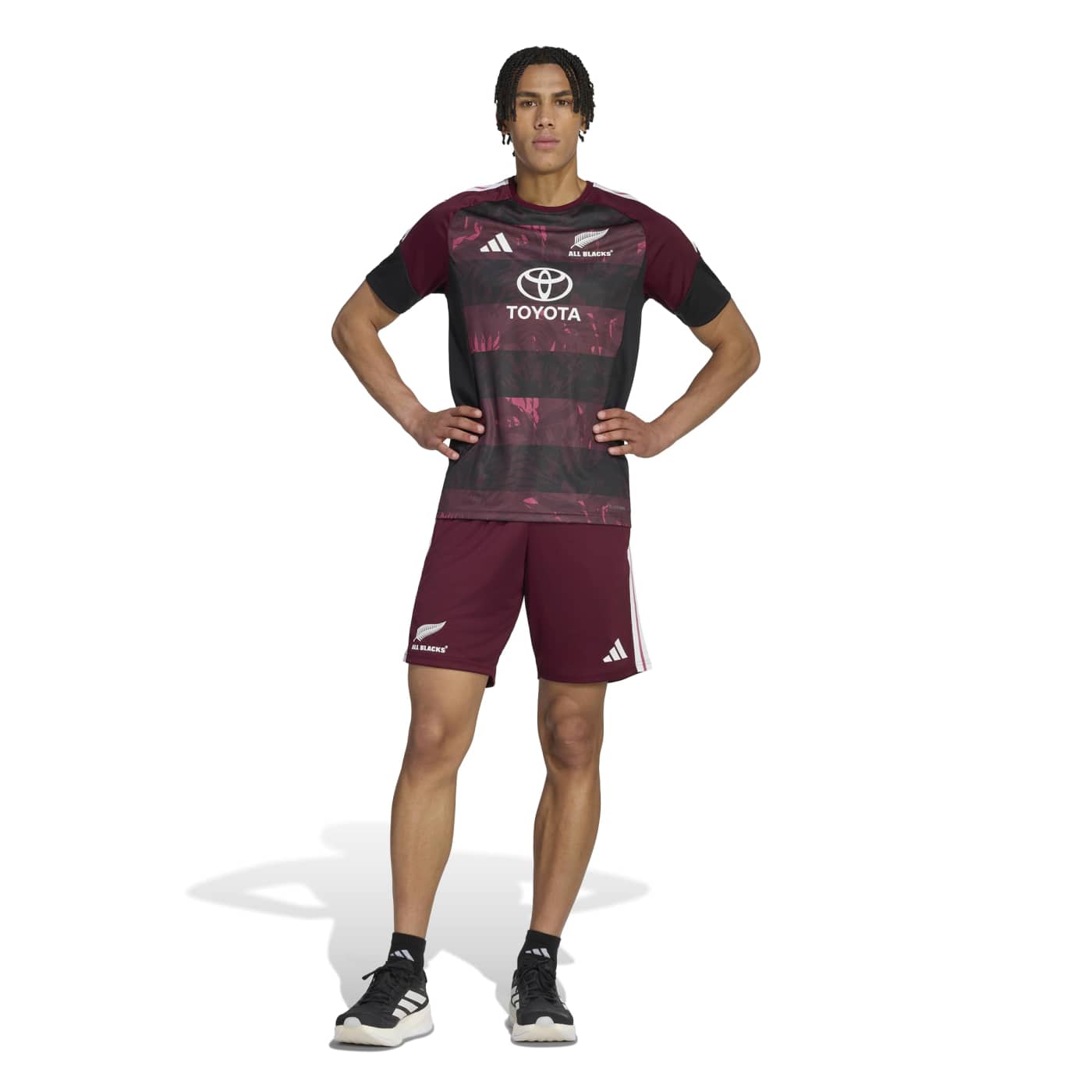 Short de sport All Blacks Adidas Homme Bordeaux KX2877 Walking