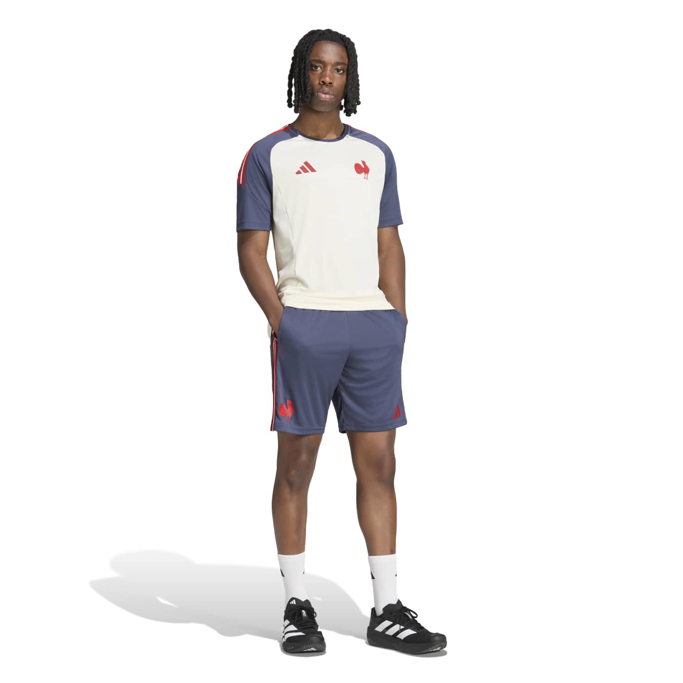 Short de sport France Rugby KF8879 Walking