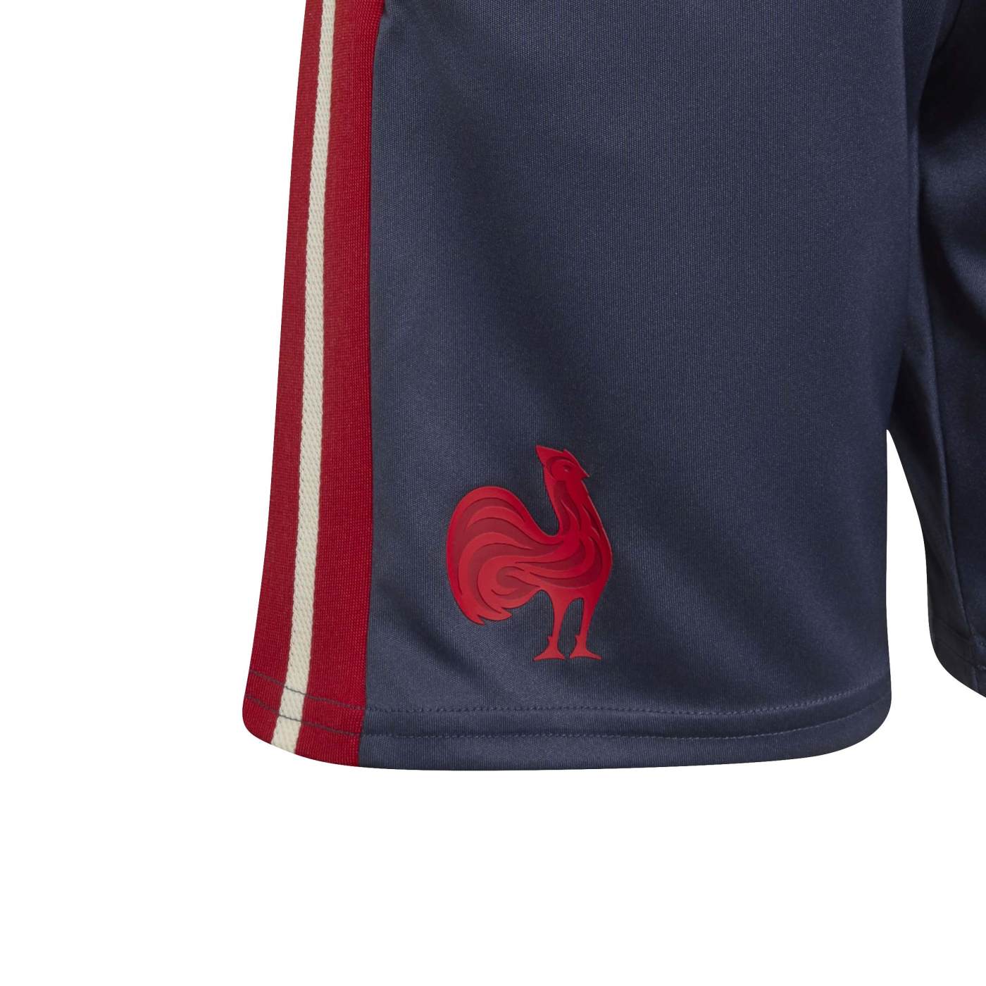 Short de sport France Rugby pour Enfant Adidas FFR KF8901 Detail Logo France
