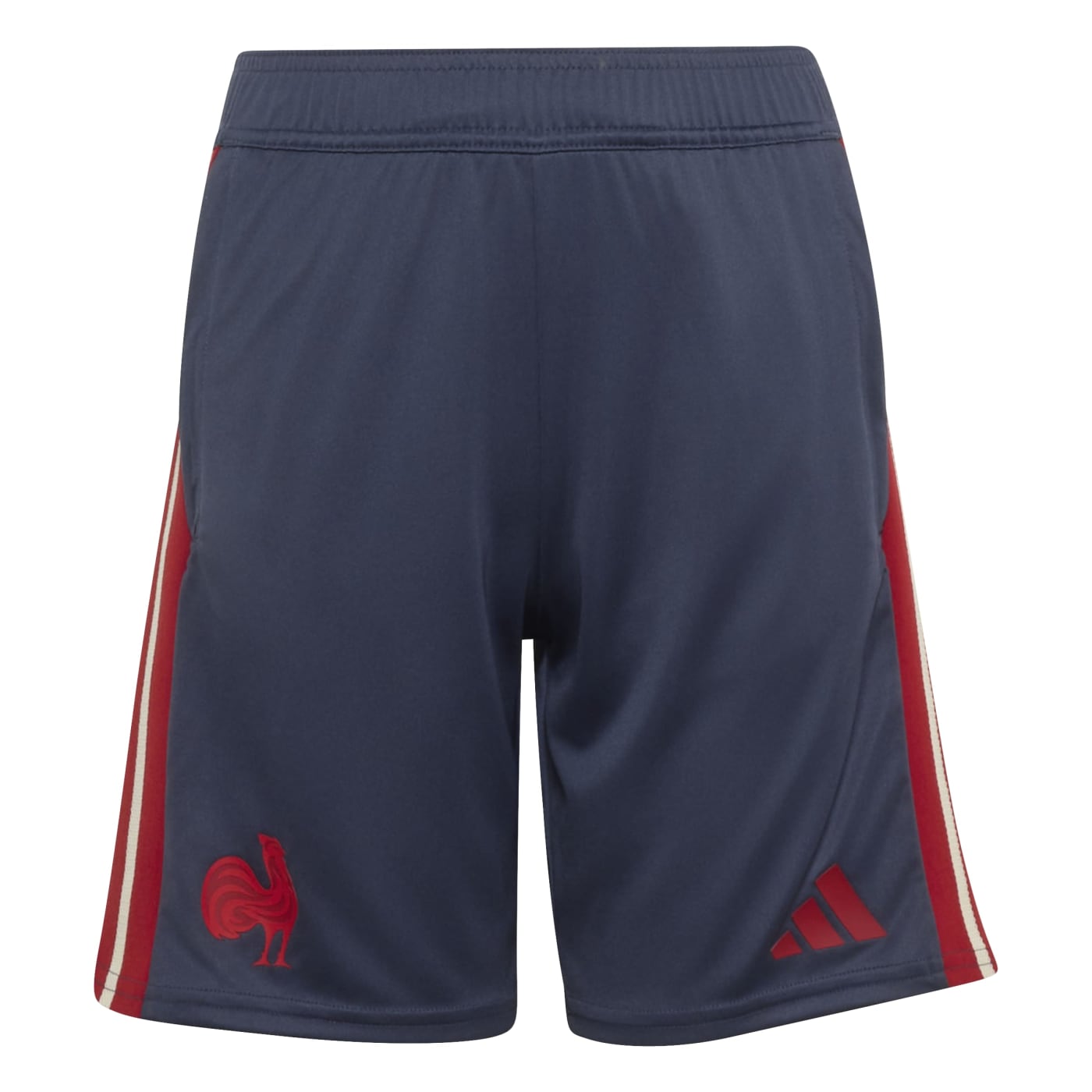 Short de sport France Rugby pour Enfant Adidas FFR KF8901 Face
