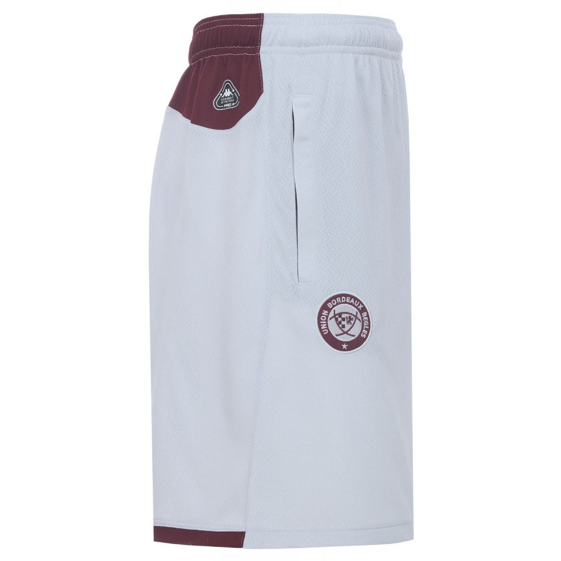 Short d'entrainement Mixiozip Pro 2 UBB Kappa 2026:2027 35285PW A0A Lateral