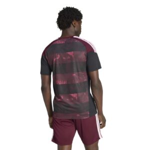 T-shirt Adidas Performance All Blacks Homme Bordeaux et noir KX4785 Vue porté de dos