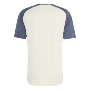 T-shirt Adidas Performance France Rugby Beige et bleu ombre KF8876 Dos