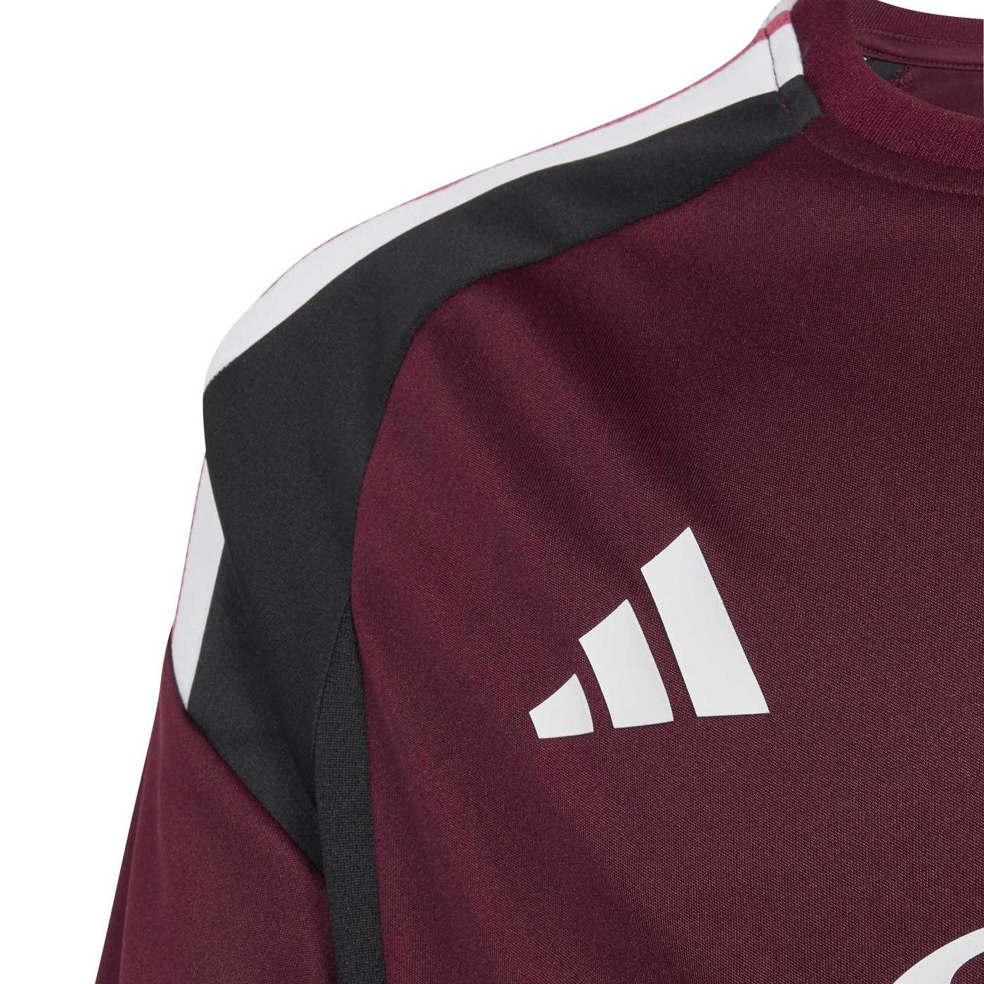 T-shirt Enfant All Blacks Adidas Performance Bordeaux KF1566 Detail Face Haut Logo Adidas