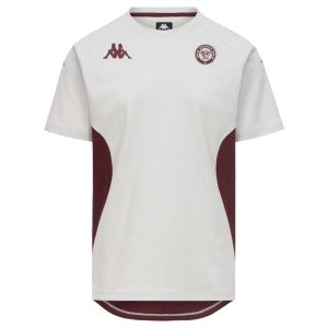 T-shirt Kappa Millado Union Bordeaux Bègles Gris 372G18W X7S Face