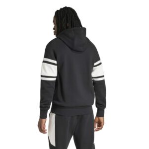 Veste à capuche Leisurewear All-Blacks Noir Homme KQ8177 Vue porté de dos