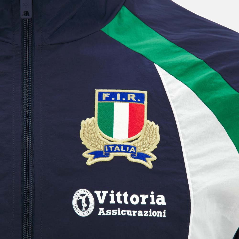 Veste zippée hymne Warm up Italie Rugby 2026:2027 70020185 Detail Face