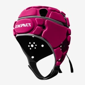 Casque de rugby Impact Rugby Uni Rose vif Face Lateral