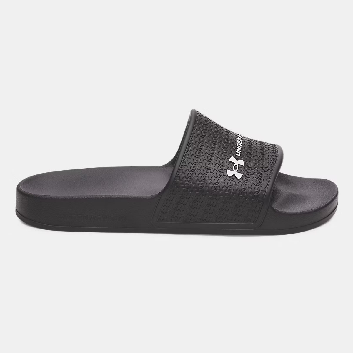 Claquettes UA ARMR Shower Under Armour Noires 6007528-001 Lateral