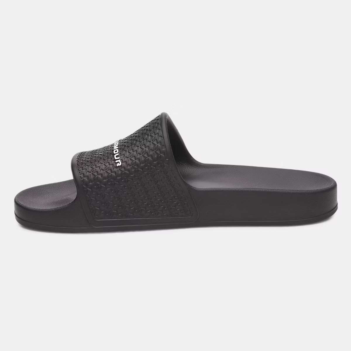 Claquettes UA ARMR Shower Under Armour Noires 6007528-001 Medial