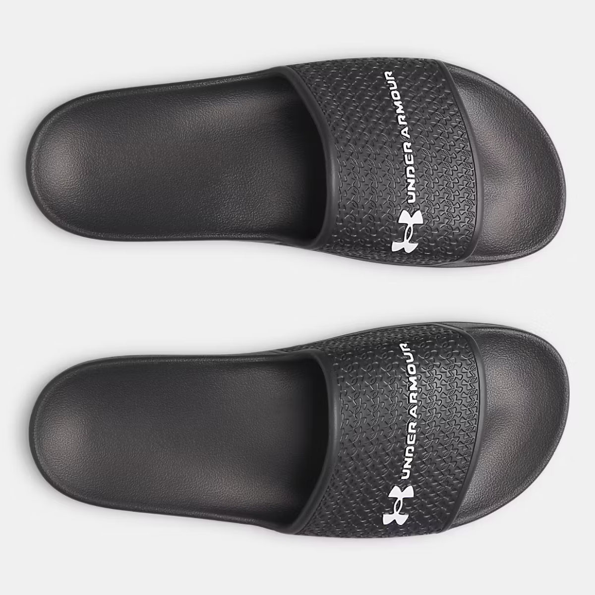 Claquettes UA ARMR Shower Under Armour Noires 6007528-001 Pair Top