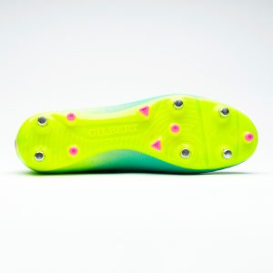Crampons Gilbert Speedstar 6S Bleu turquoise et vert GIL26S011 Bottom