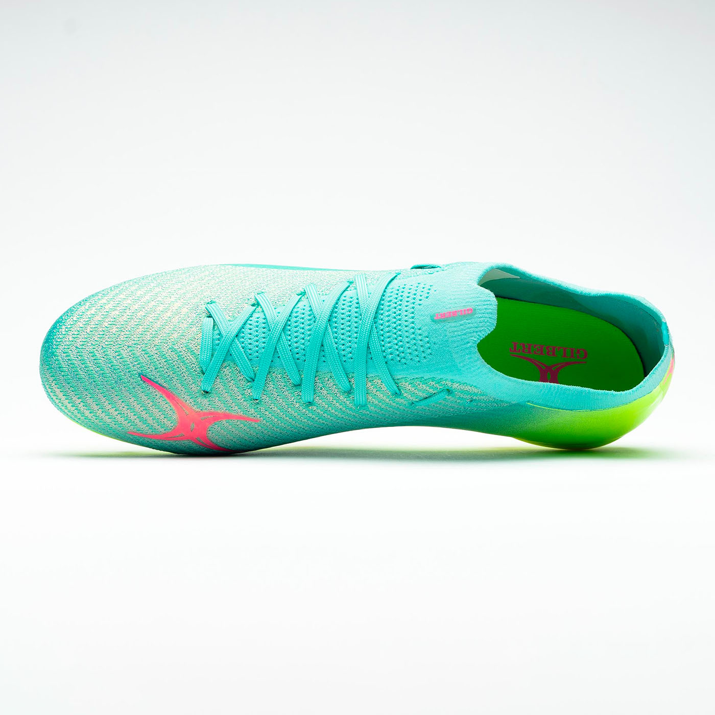 Crampons Gilbert Speedstar 6S Bleu turquoise et vert GIL26S011 Top