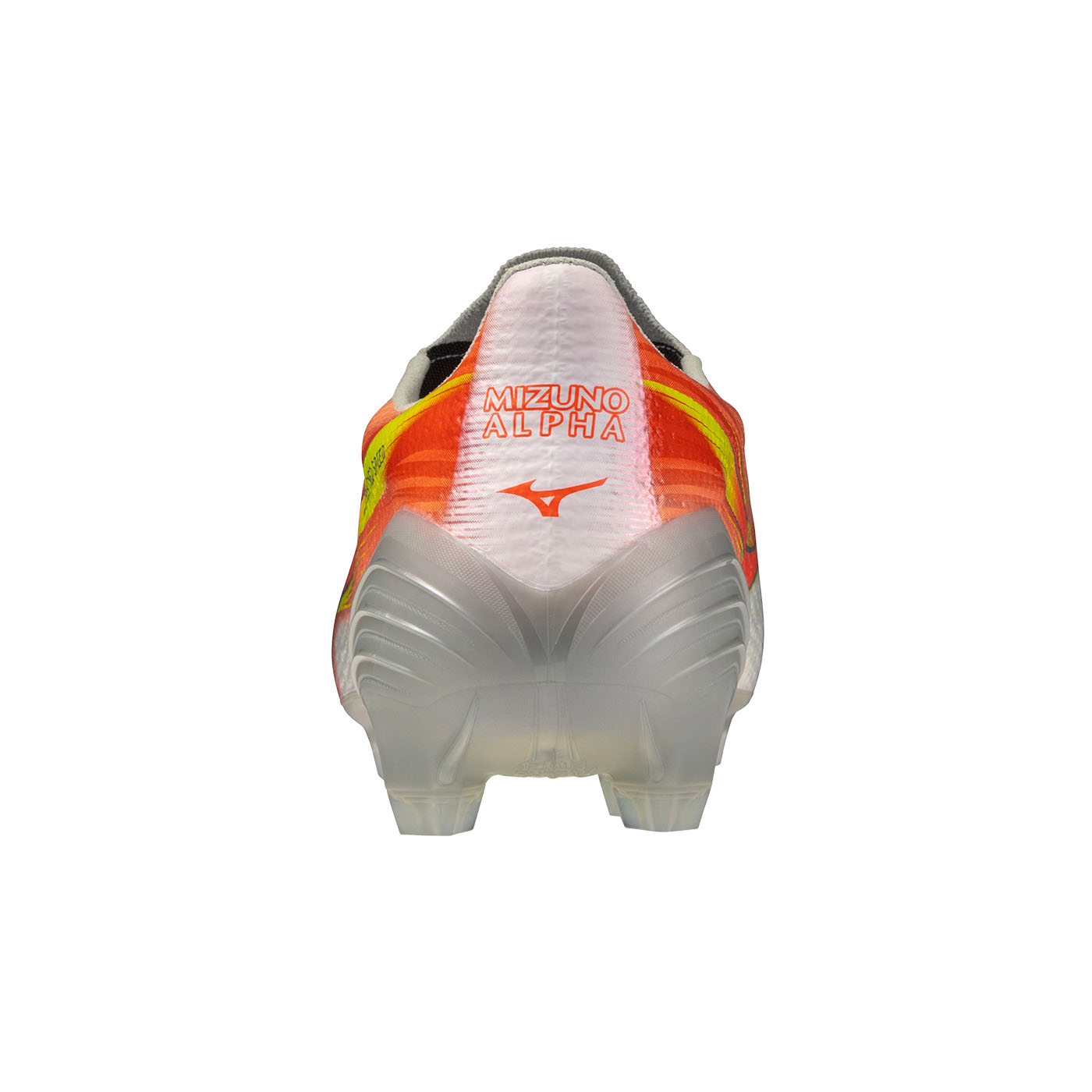 Crampons Mizuno Alpha III Elite Blanc et orange P1GA266254 Back