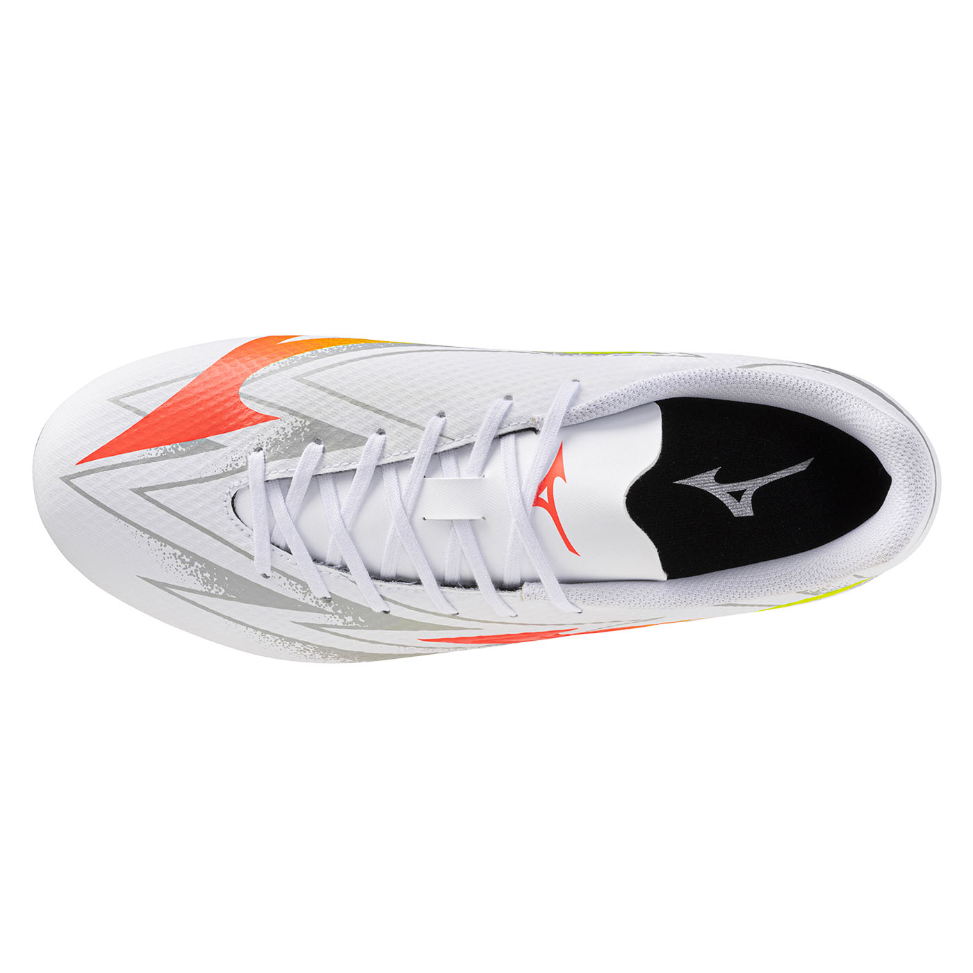Crampons de rugby Mizuno Waitangi Pro Blanc, gris et orange R1GA260154 Top