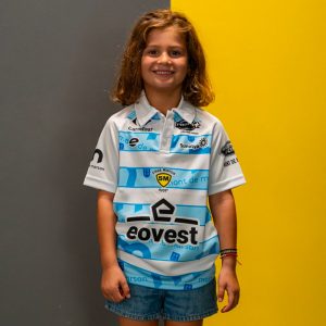Maillot Extérieur Réplica Stade Montois Rugby Junior 2026:2027 Vue porté de face