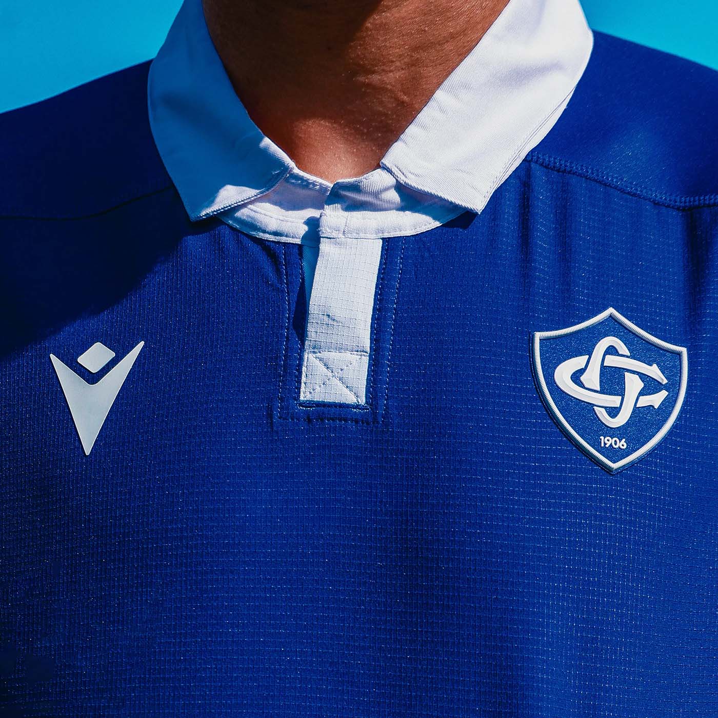 Maillot Replica Domicile Castes Olympique 2026:2027 70020695 Detail Face Col