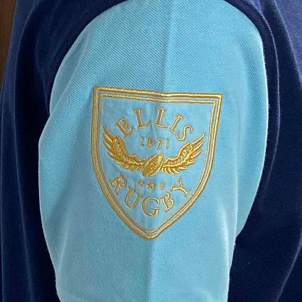 Polo Écosse Rugby 1990 Ellis Rugby Detail Epaule