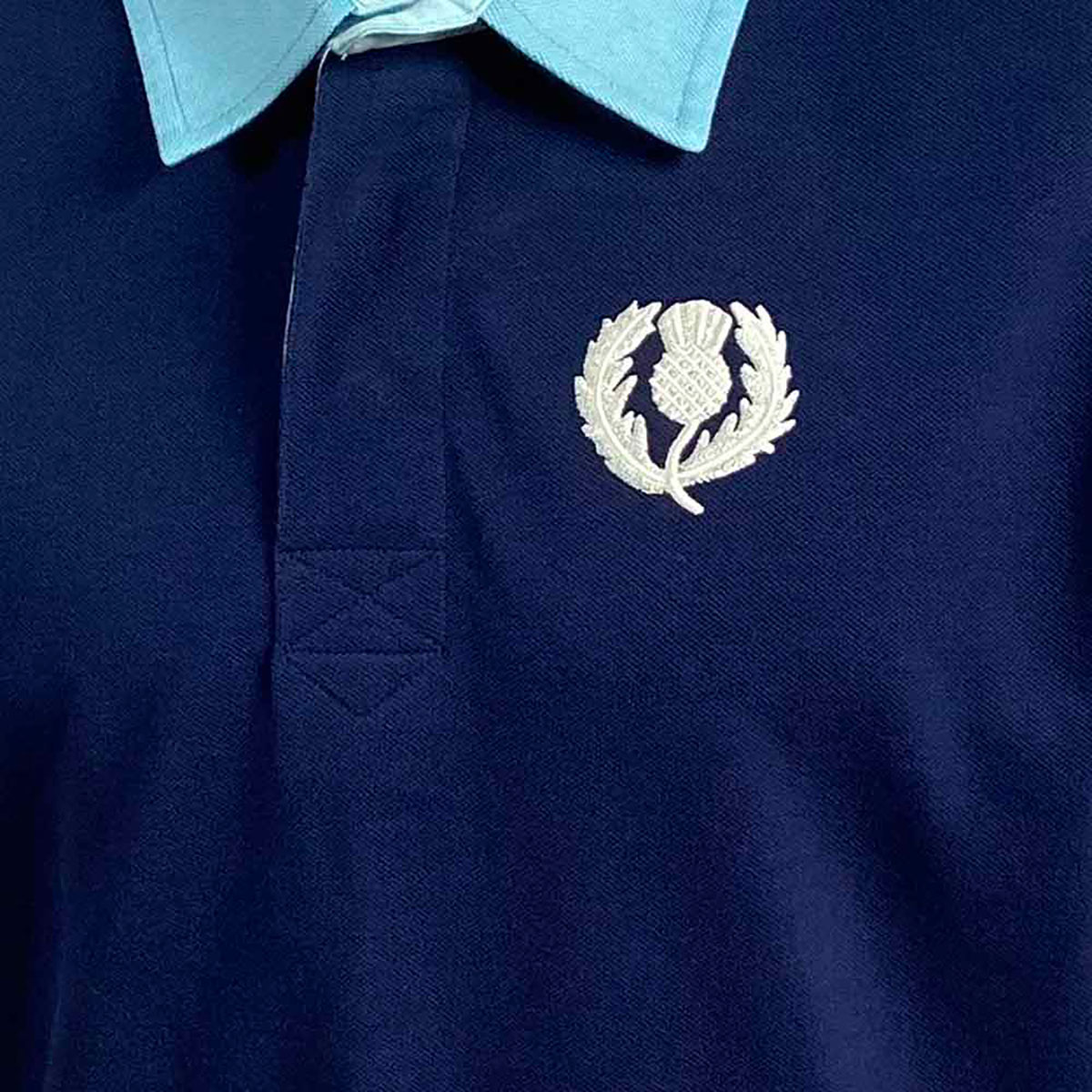 Polo Écosse Rugby 1990 Ellis Rugby Detail Face
