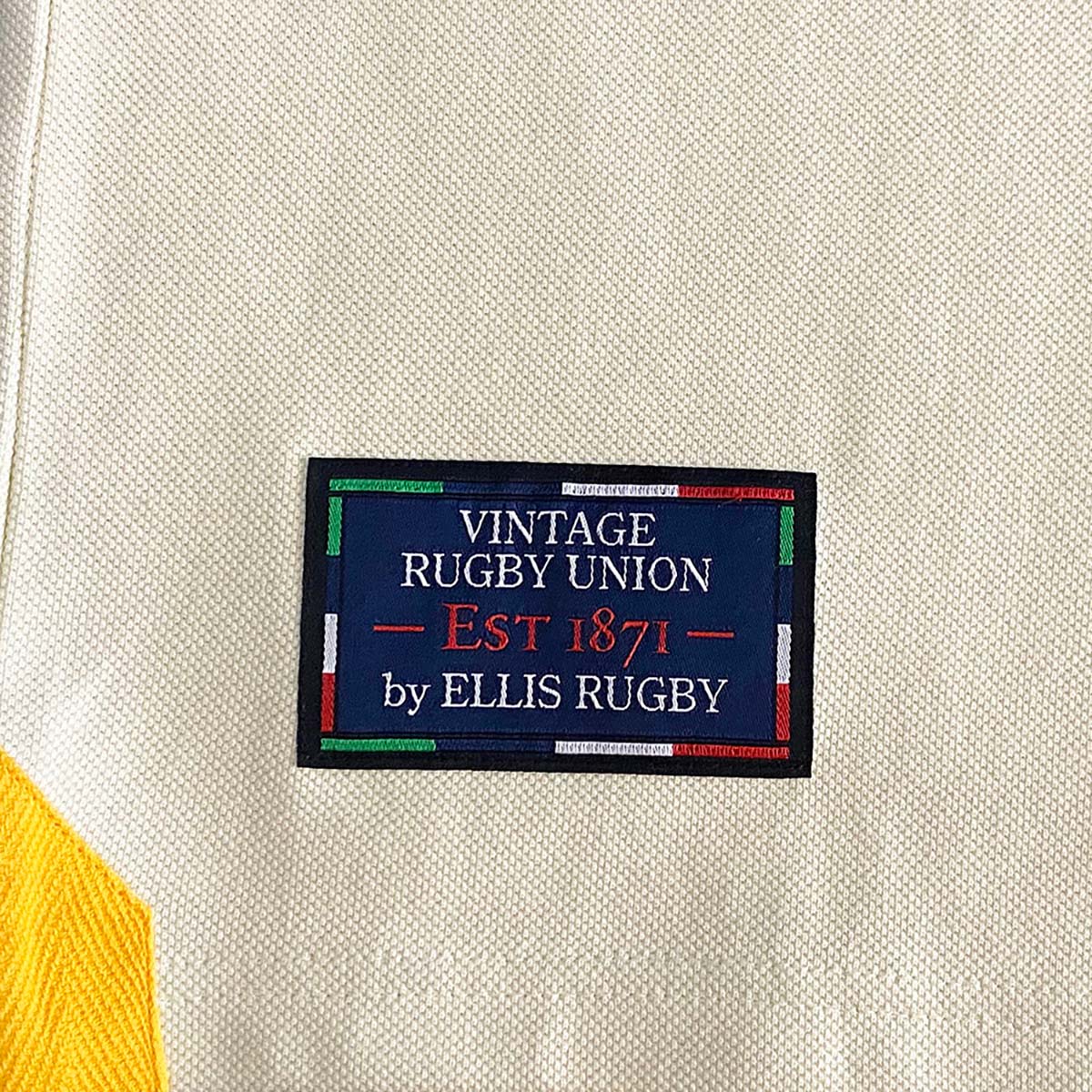 Polo Springboks 1995 Ellis Rugby Afrique du Sud Rugby Detail Label Vintage Rugby Union