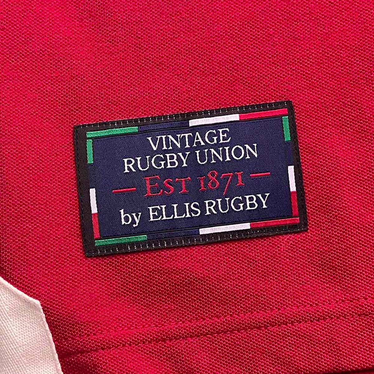 Polo Tonga Rugby 1973 Ellis Rugby Detail Label Rugby Union
