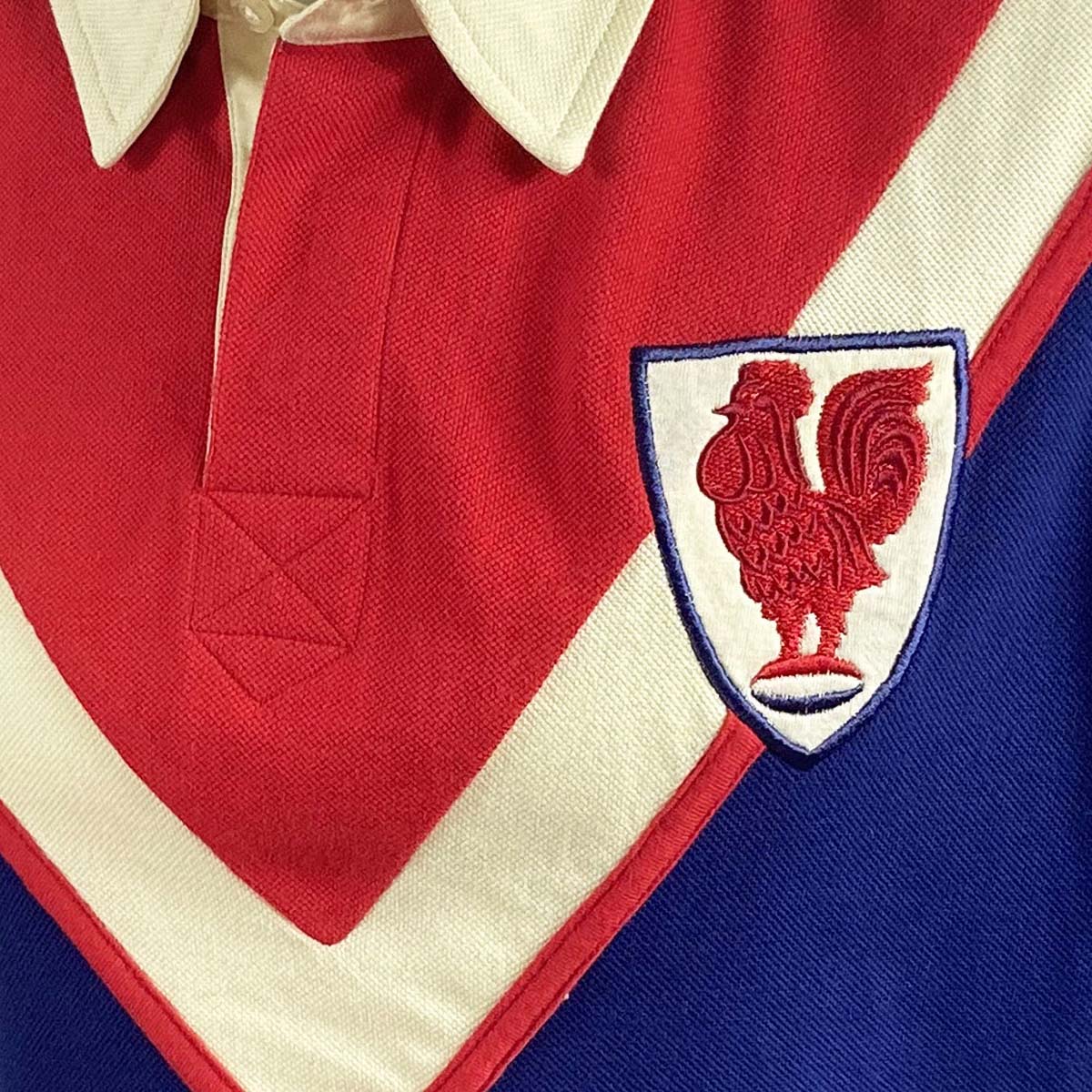 Polo de rugby Eastern Suburbs 1974 Ellis Rugby Detail Face