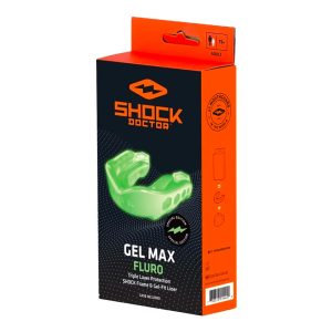Protège-dents Gel Max Shock Doctor Adulte (11+) Vert fluo Boite
