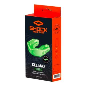 Protège-dents Gel Max Shock Doctor Enfant (10-) Vert fluo Boite