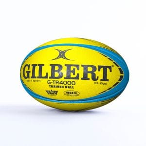 Ballon de rugby d'entrainement G-TR4000 Gilbert Fluo - Taille 4 Face