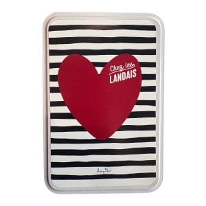 Boite à sucre Coeur Chez les Landais